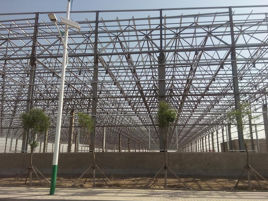大冶汽车工业厂房网架